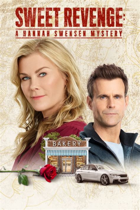 Contact information for ondrej-hrabal.eu - Aug 7, 2021 · Sweet Revenge cast. Alison Sweeney returns as plucky baker and amateur sleuth Hannah Swensen. Cameron Mathison returns as Detective Mike Kingston. Both Sweeney and Mathison are regulars around the Hallmark Channel and Hallmark Movies and Mysteries, starring in a variety of holiday movies, seasonal movies and mysteries. 